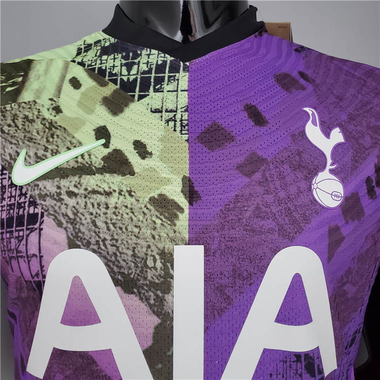 Tottenham Hotspur Soccer Jersey Shirt 21-22 Third Purple Football Shirt (Player Version) - Click Image to Close